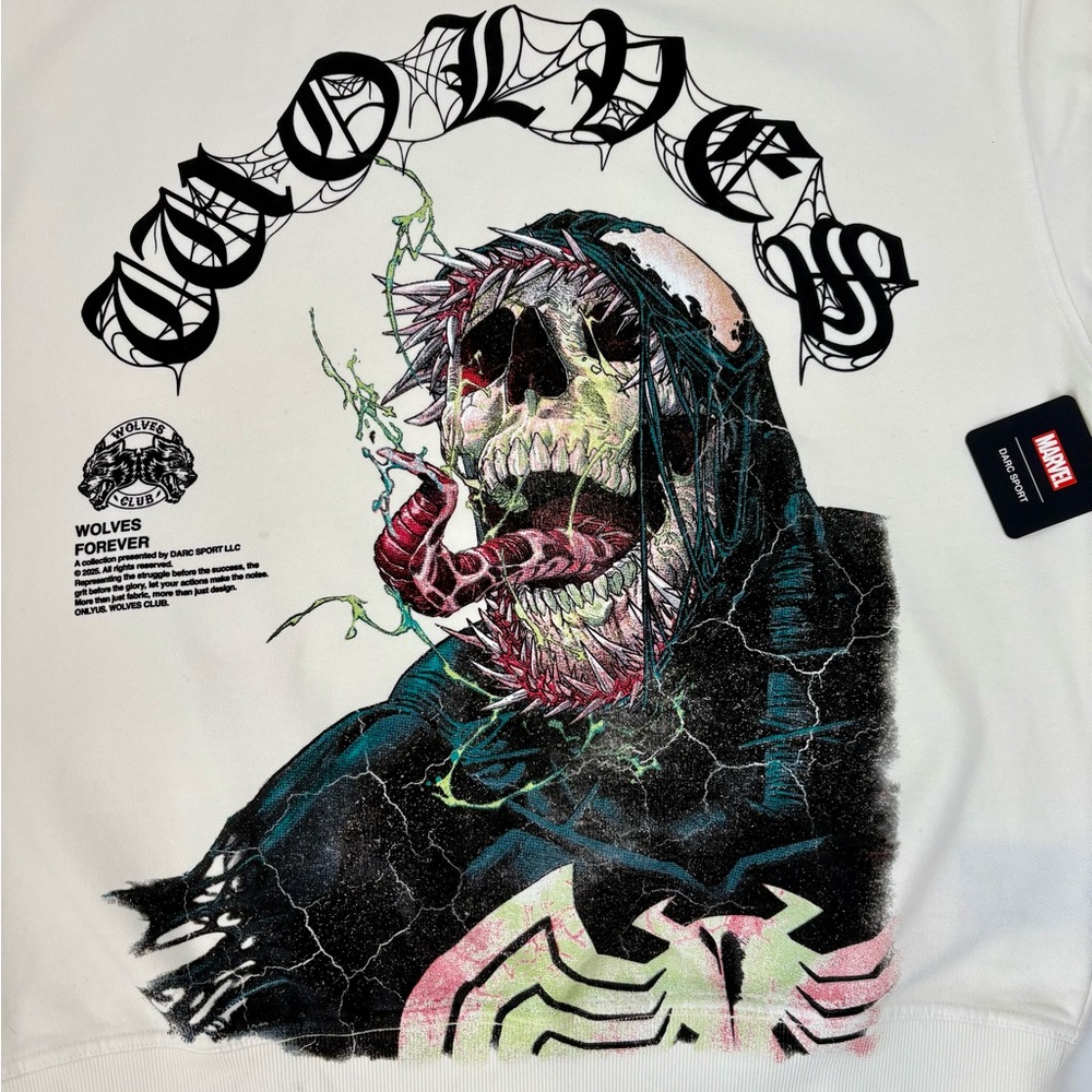 Darc Sport  X Spiderman Venom Origin Crewneck Sweatshirt XL 747/1000 - Picture 2 of 7